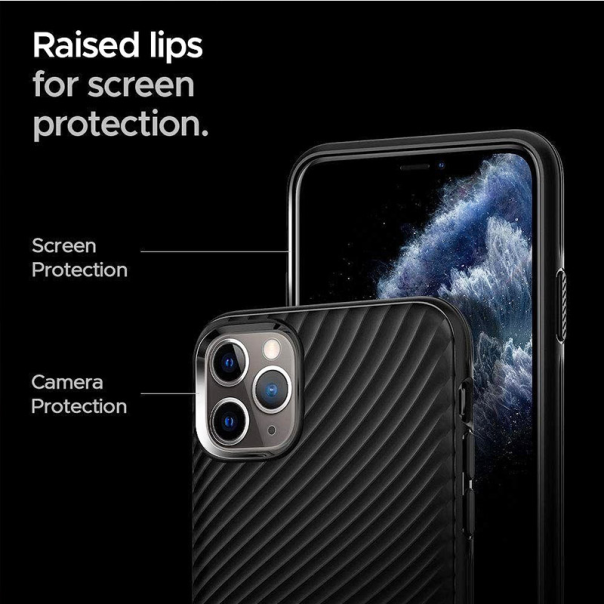 Maska za iPhone 11 Pro crna Spigen Ciel Wave Shell - 077CS27273