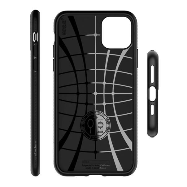 Maska za iPhone 11 Pro Max mat crna Spigen Liquid Air - 075CS27134