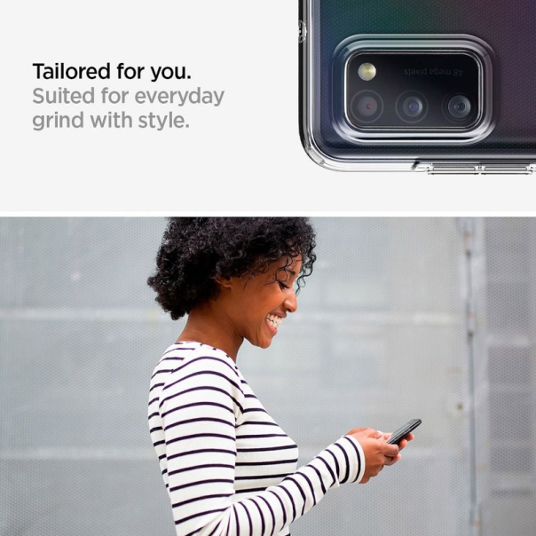 Maska za Samsung A41/ A415F transparent Spigen Liquid Crystal - ACS00876
