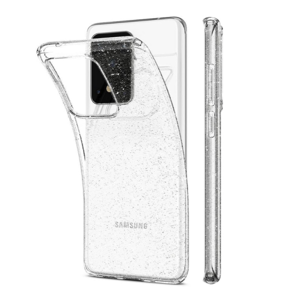 Maska za Samsung S20 Ultra/ G988F transparent Spigen Liquid Crystal Glitter - ACS00710