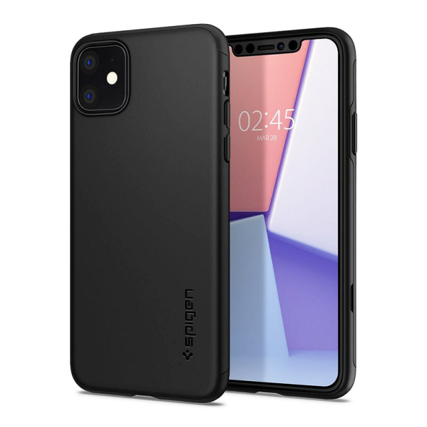 Maska za iPhone 11 Pro Max crna Spigen Thin Fit - 075CS27127