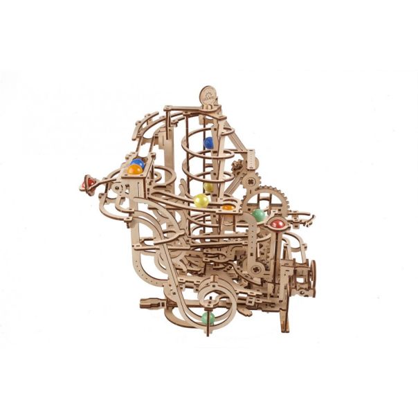 3d eko drvena mehanička puzla -KLIKER SPIRALNA STAZA - 225-1-1