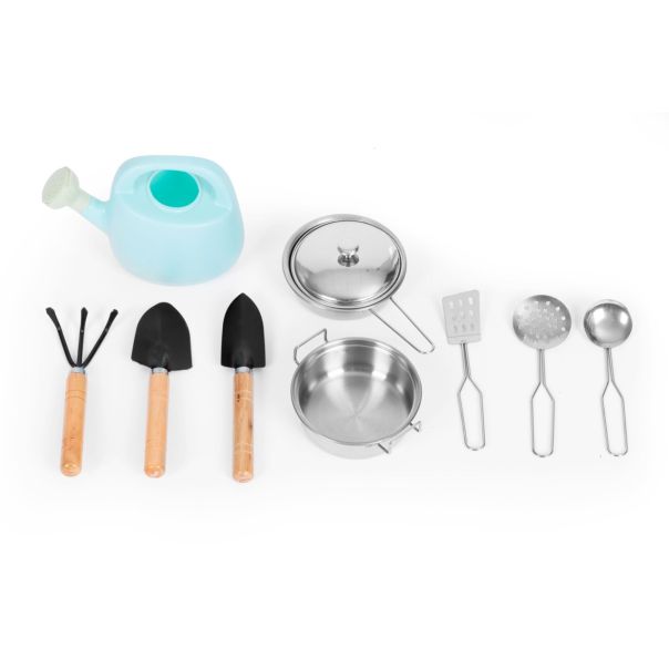 ECO TOYS Spoljna drvena kuhinja sa dodacima za igru u pesku i blatu 04 - ecotoys - EP2749292