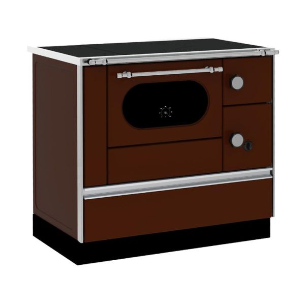 ALFA PLAM Šporet na čvrsto gorivo 90H Favorit, braon, levi - 00847