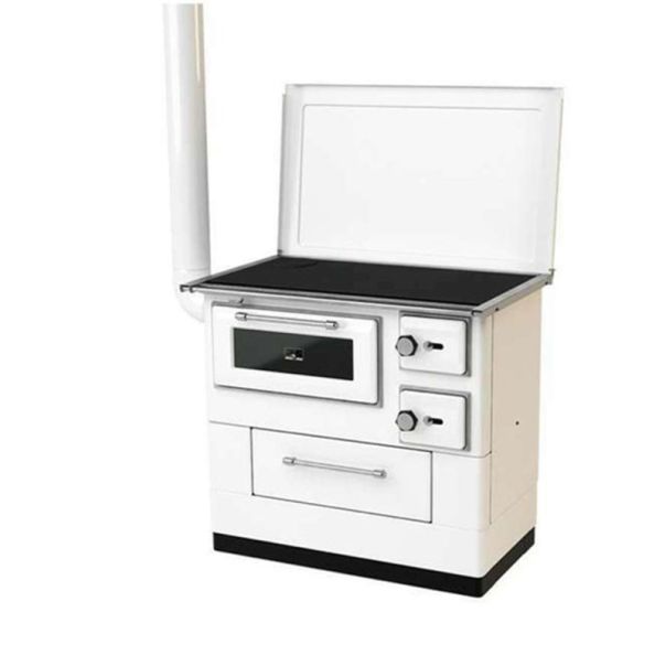 MBS Šporet na čvrsto gorivo SD 10 R , beli,levi - 14246