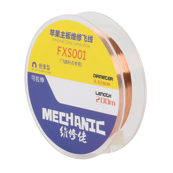 Srebrna zica Mechanic FXS001 za obnavljanje vodova na ploci 200m/0,01mm 17424 - 120204