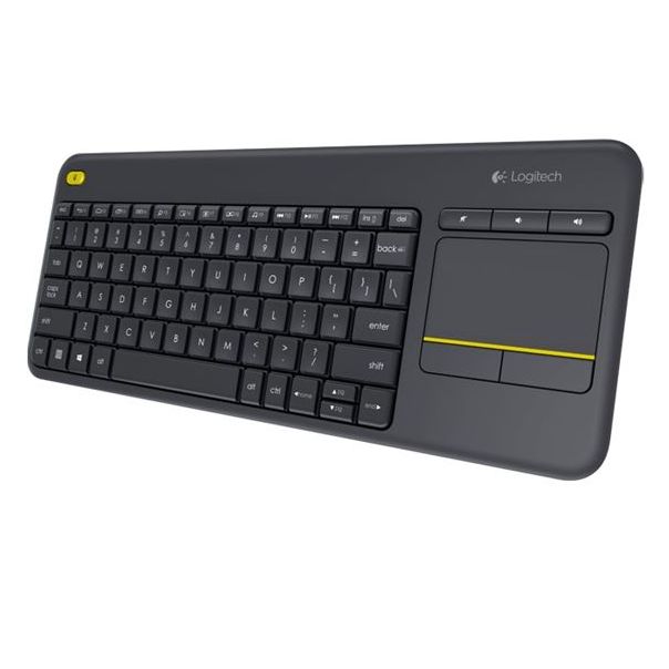 LOGITECH TAST K400 Plus Wireless + Touch Black US - SS00028