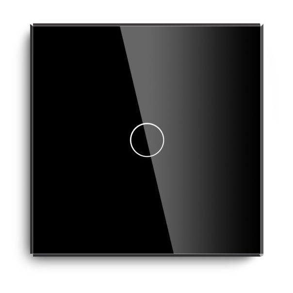 EXESHOP Wi-Fi pametni prekidač 1G TUYA Crni NN (WIFI TOUCH SWITCH) - SS010