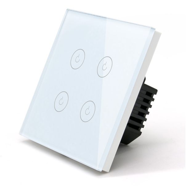 EXESHOP Wi-Fi pametni prekidač 4G TUYA Beli (WIFI TOUCH SWITCH) - SS019