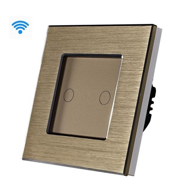 EXESHOP 2G Wi-Fi pametni prekidači AL Zlatni (WIFI TOUCH SWITCH) - SS027