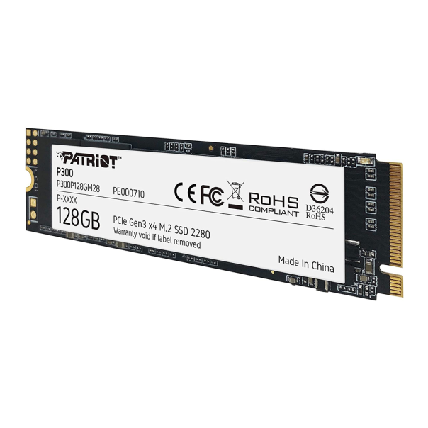SSD M.2 NVMe 128GB Patriot P300 1600MBs/600MBs P300P128GM28US - 87512