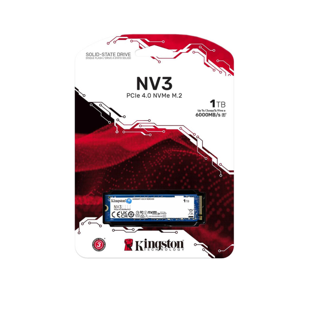 SSD M.2 NVME 1TB Kingston SNV3S/1000G 6000MBs/5000MBs - HDD04140