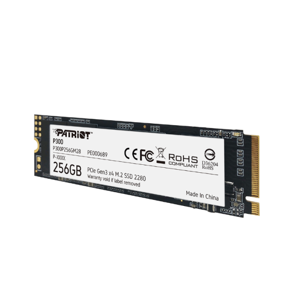 SSD M.2 NVMe 256GB Patriot P300 1700MBs/1100MBs P300P256GM28 - 88610