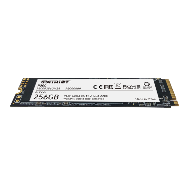 SSD M.2 NVMe 256GB Patriot P300 1700MBs/1100MBs P300P256GM28 - 88610