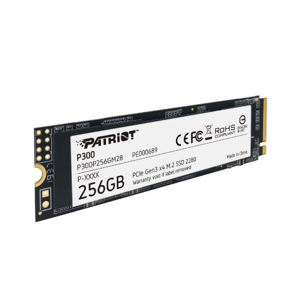 SSD M.2 NVMe 256GB Patriot P300 1700MBs/1100MBs P300P256GM28 - 88610
