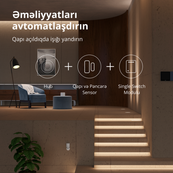 AQARA SSM-U01 T1 Prekidački modul Singl (bez neutrala) - SSM-U02