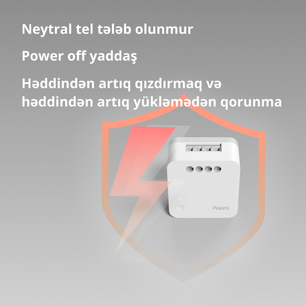 AQARA SSM-U01 T1 Prekidački modul Singl (bez neutrala) - SSM-U02