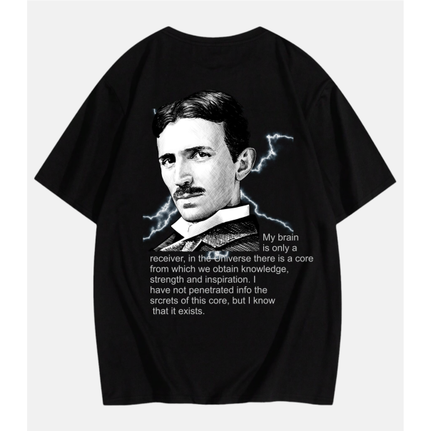 Streetwear Nikola Tesla, Crna - P-1086