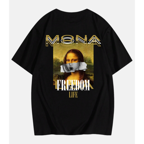 Streetwear Mona Lisa, Crna - P-1089