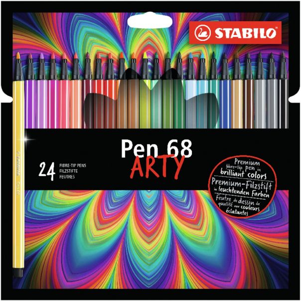 STABILO Flomasteri Pen 68 Arty, set 1/24 - 6824-1-20