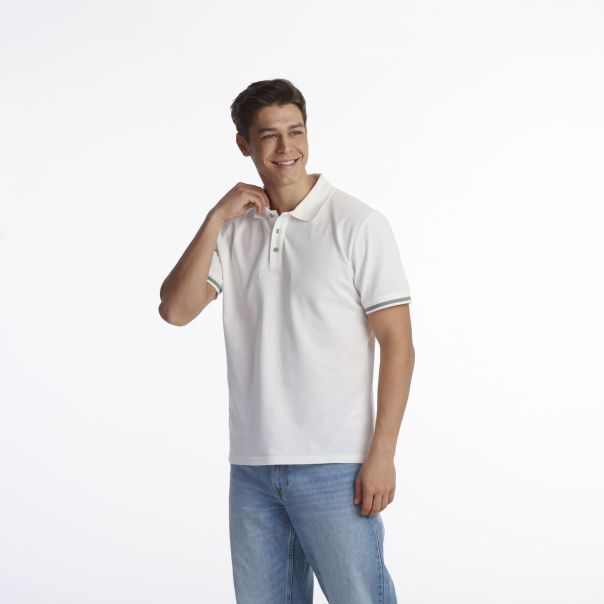 SERGIO TACCHINI Majica kratak rukav polo rob polo M - STA251M701-10