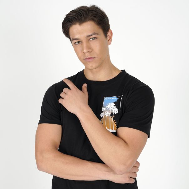 SERGIO TACCHINI Majica kratak rukav palm t shirt M - STA251M803-01