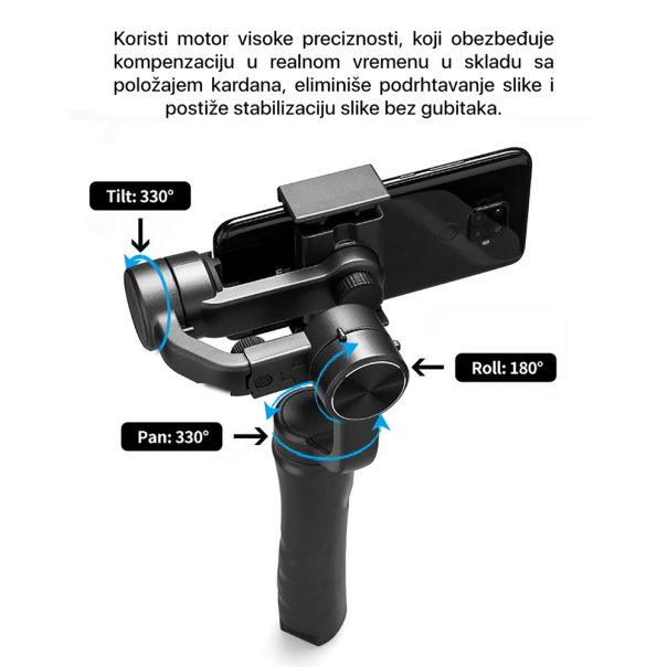 Stabilizator Gimbal 3-Axis crni - 209681