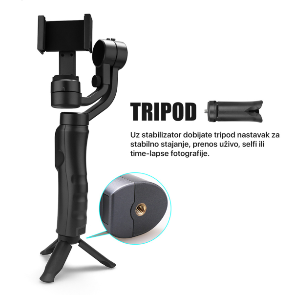 Stabilizator Gimbal 3-Axis crni - 209681