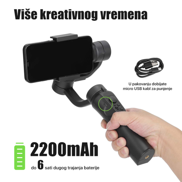 Stabilizator Gimbal 3-Axis crni - 209681