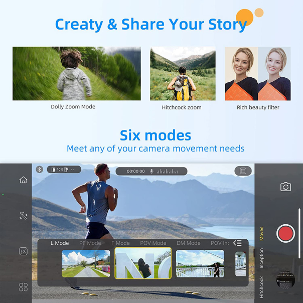 Stabilizator Gimbal Smart X sivi - 207942