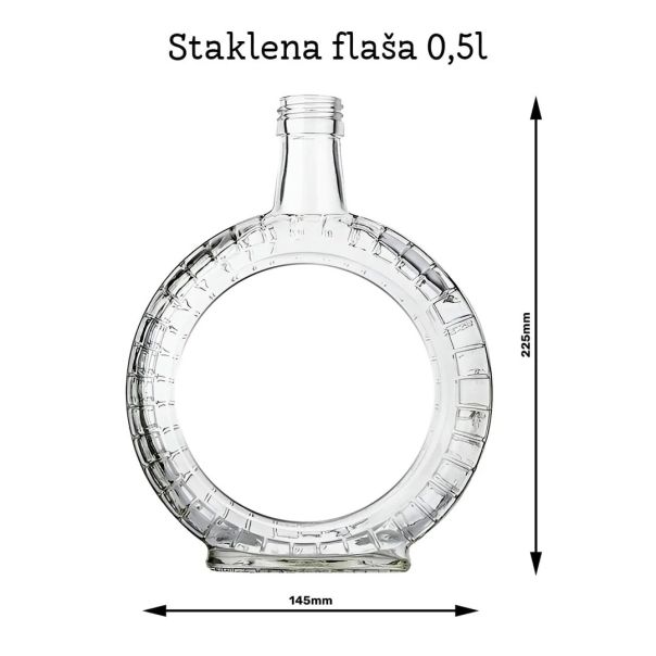 INFINITY DEKOR Slavski poklon set Sveti Vartolomej i Varnava, sa 2 čašice (rakija nije uključena) - 2121-1