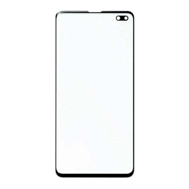 Staklo za touch screen Samsung S10 Plus crno + OCA (OEM-MX) - E2580