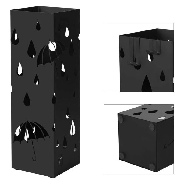 OSKAR Držač za kišobrane Luc49b, crna - 2139_1