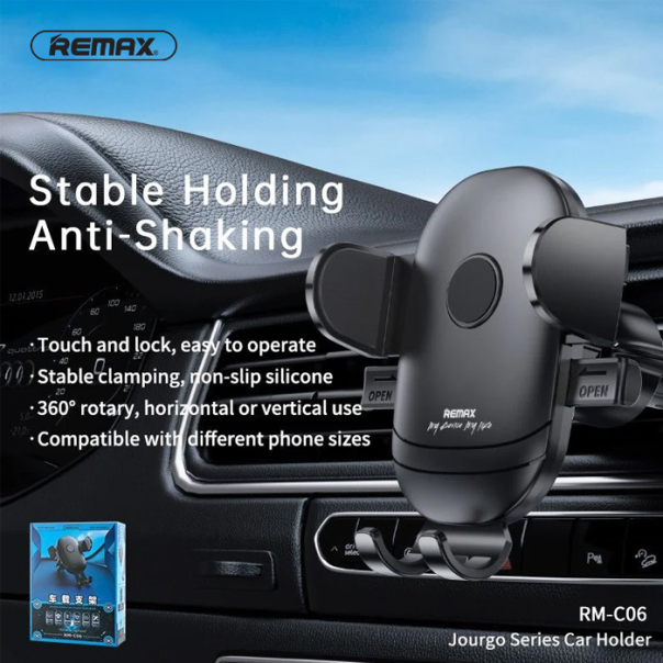 Stalak za ventilaciju REMAX RM-C06 crni - 50596-1