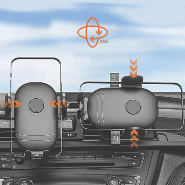 Stalak za ventilaciju REMAX RM-C06 crni - 50596-1