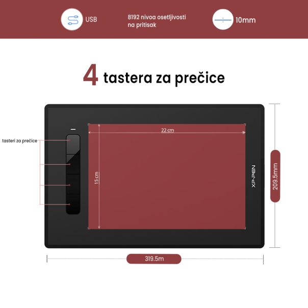 XP-Pen Star G960S Plus - EP3278361