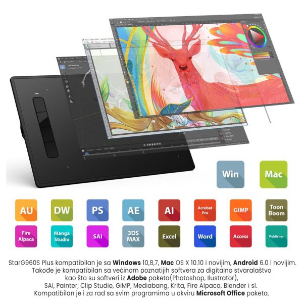 XP-Pen Star G960S Plus - EP3278361