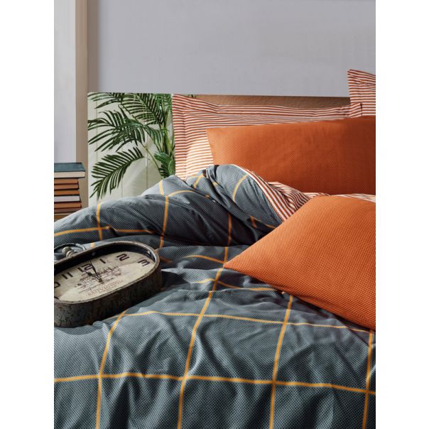 DEKOR DOM Posteljina CB Ranforce double Modern Stark tarcin - 037034