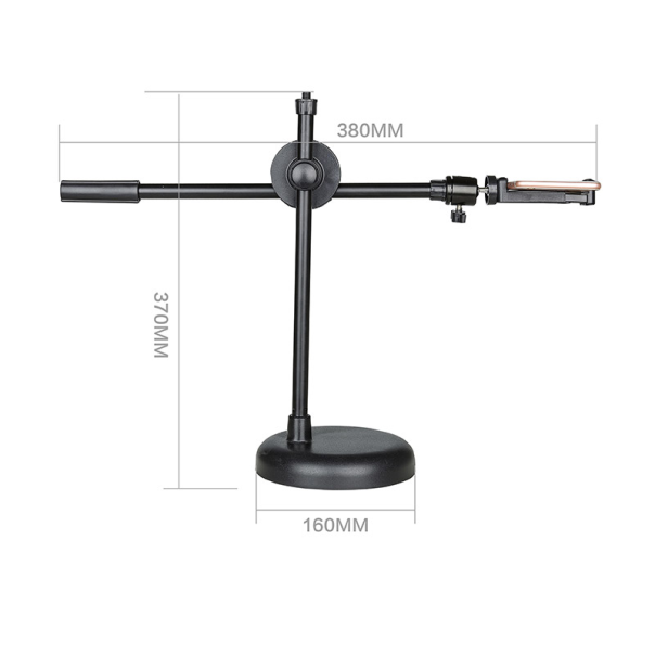 Stativ 2u1 za mobilni telefon i fotoaparat crni - 600175