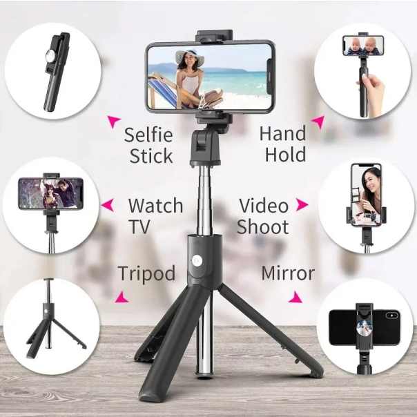 Stativ Tripod Wireless + Selfie Stick K10 - 600171