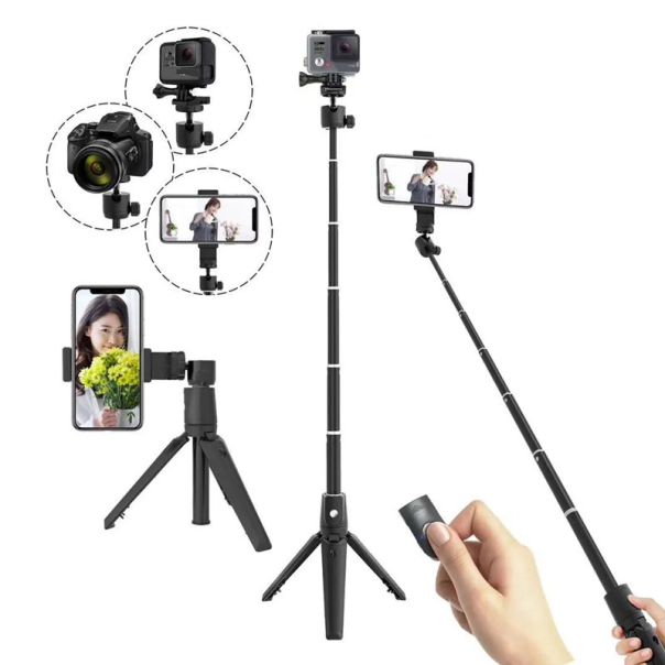 Stativ Tripod Wireless + Selfie Stick K20 - 610559
