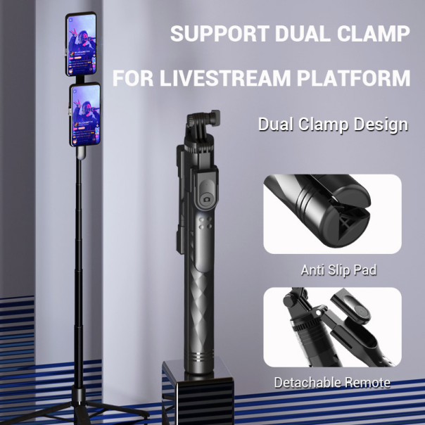 Stativ Tripod Wireless + Selfie Stick K28 - 616567