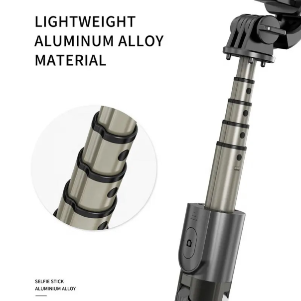 Stativ Tripod Wireless + Selfie Stick L03 (190-830mm) crni - 617497