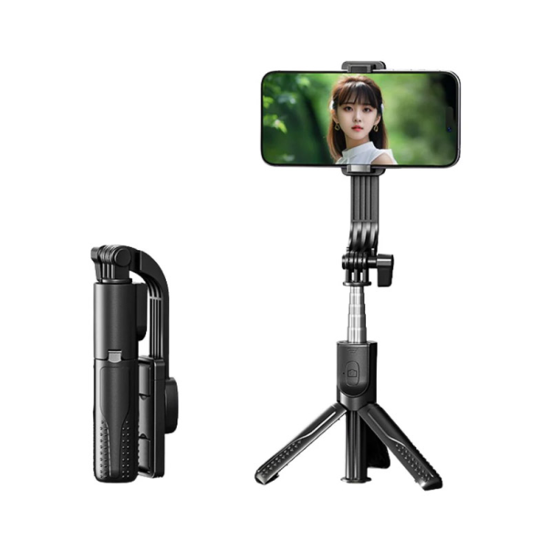 Stativ Tripod Wireless + Selfie Stick REMAX P16 0.8m crni - 620558