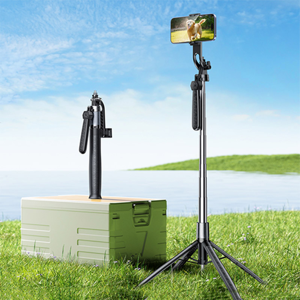 Stativ Tripod Wireless + Selfie Stick REMAX P30 1.8m crni - 620559