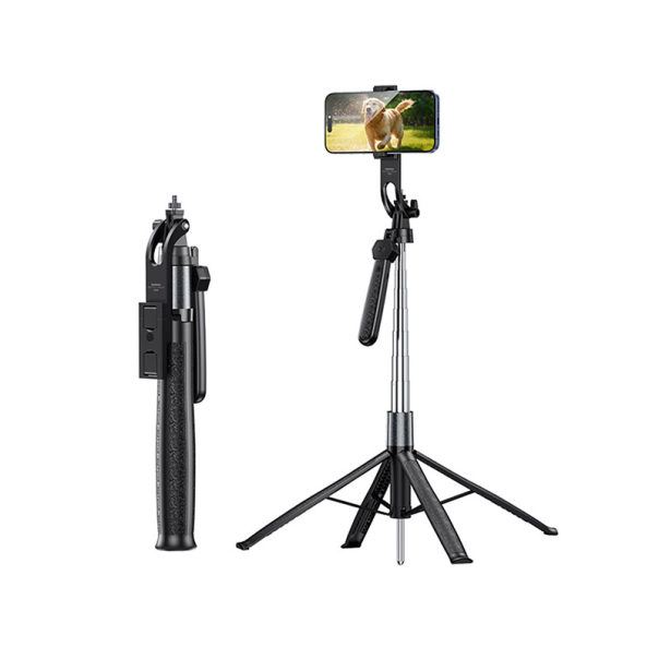 Stativ Tripod Wireless + Selfie Stick REMAX P30 1.8m crni - 620559