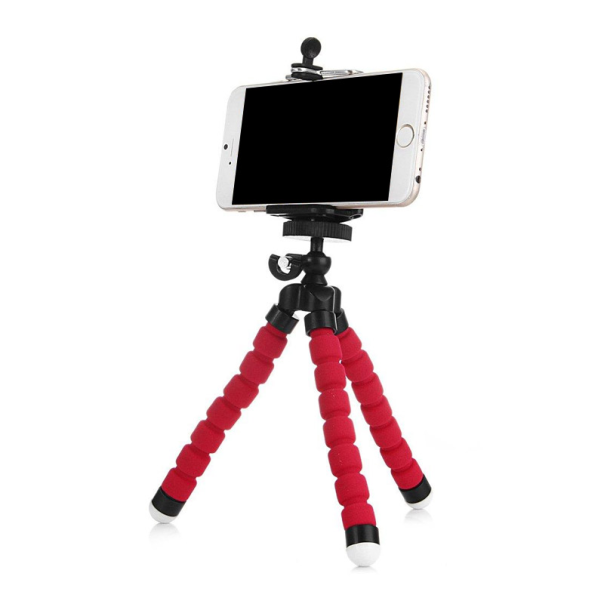 Stativ Tripod za mobilni telefon Mini Soft crveni - 036912