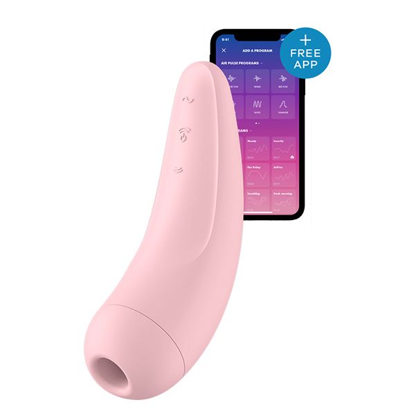 Roze stimulator klitorisa aplikacija Satisfyer Curvy 2 - 4001852