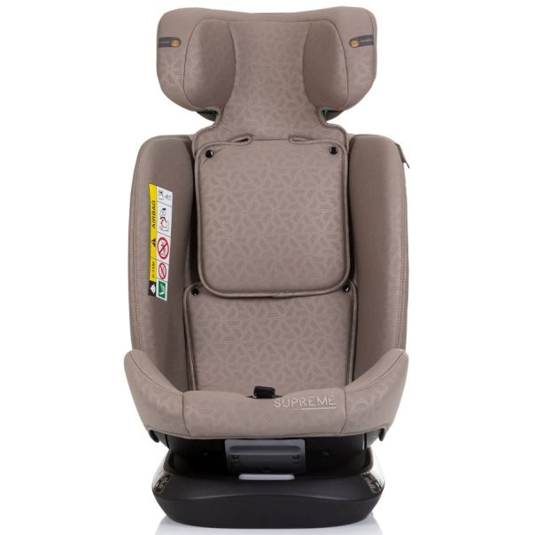 CHIPOLINO Auto sedište Supreme macadamia 360°, IsoFix, i-Size, 40-150 cm - STKSU02403MA