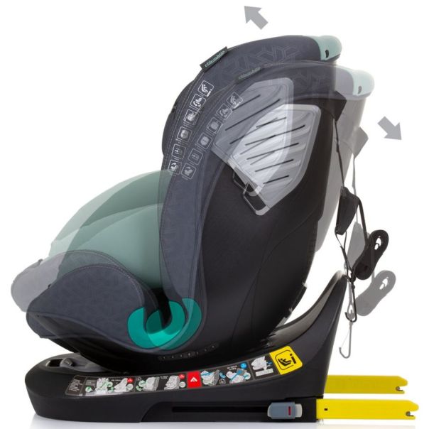 CHIPOLINO Auto sedište Supreme  360°, IsoFix, i-Size, 40-150 cm pastel green - STKSU02404PG